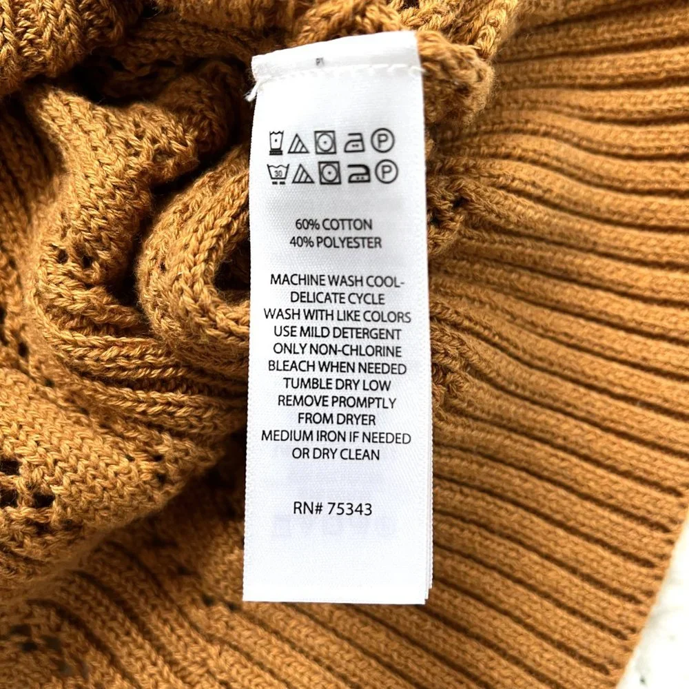 Joie Open Weave Sweater (Yellow) S
